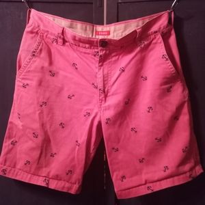 Men's Izod Rose and anchor shorts